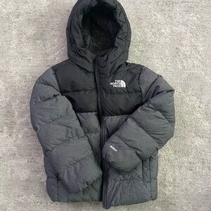 The North Face Kids' Charcoal and Black Puffer Jacket
